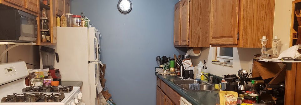 Fresh Modern Kitchen & Dining Interior Design- Before Photo