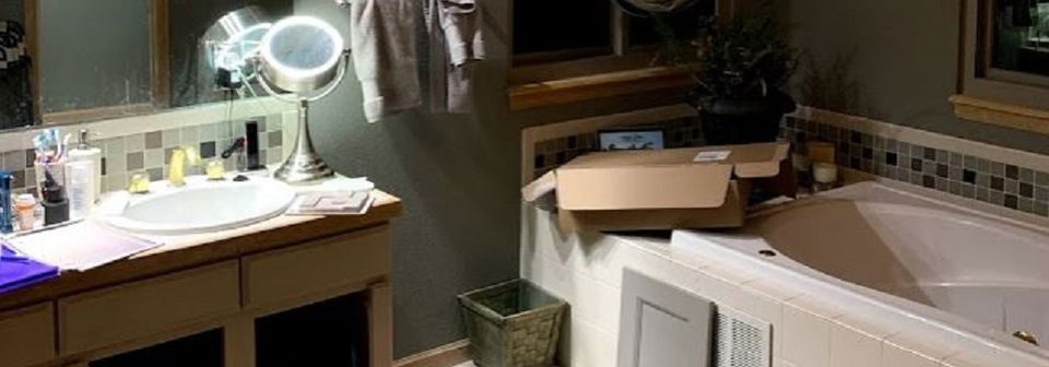 Transformación de Baño de Diseño Ecléctico - Foto Antes