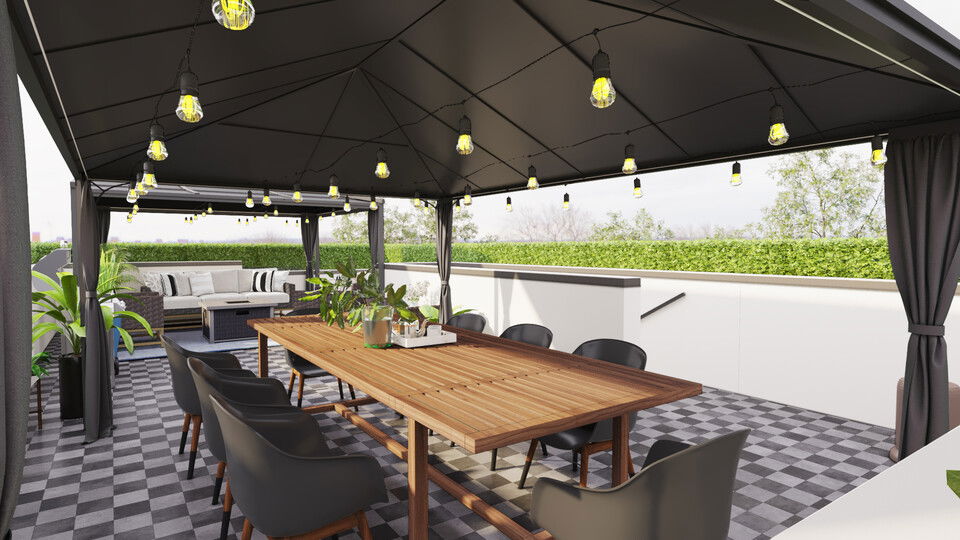 Online Designer Patio 3D Model 2