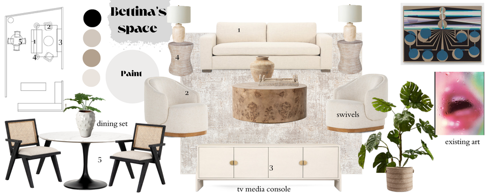 Modern Coastal Living Condo Remodel Sahar M. Moodboard 2 thumb
