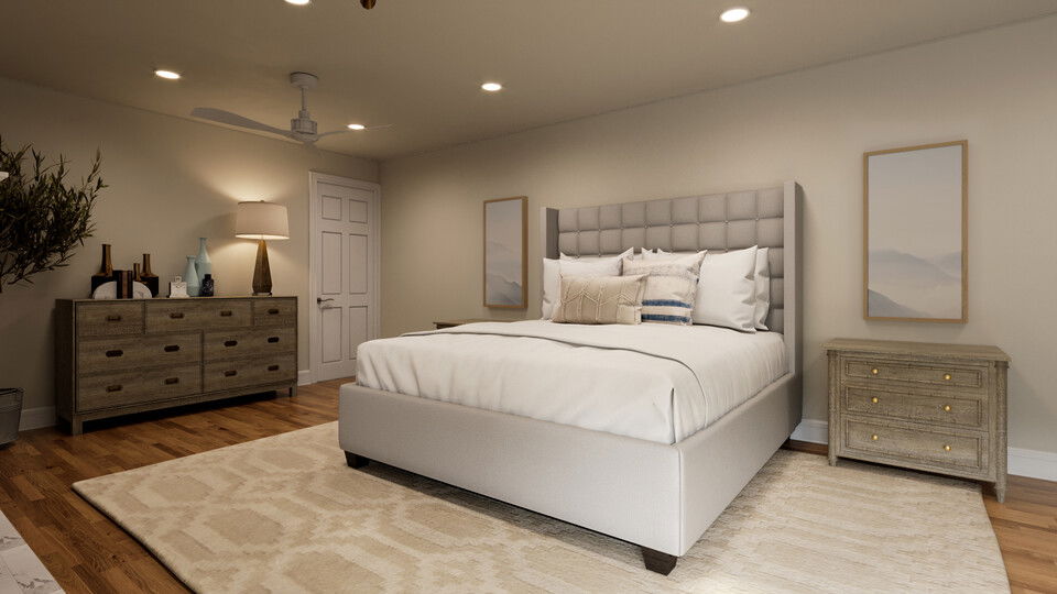 Online Designer Bedroom 3D Model 2