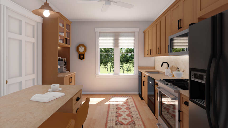 Online Designer Kitchen 3D Model 2