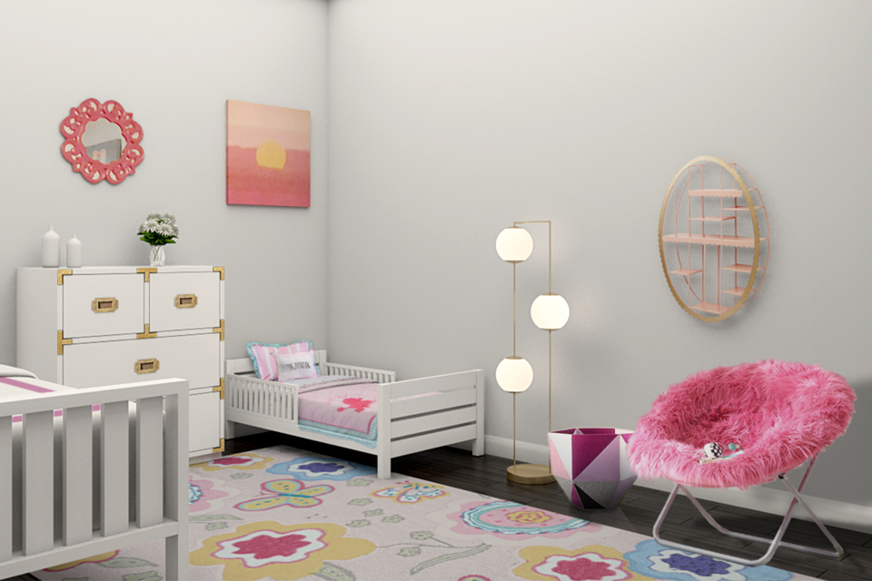 Online Designer Kids Room 3D Model 2