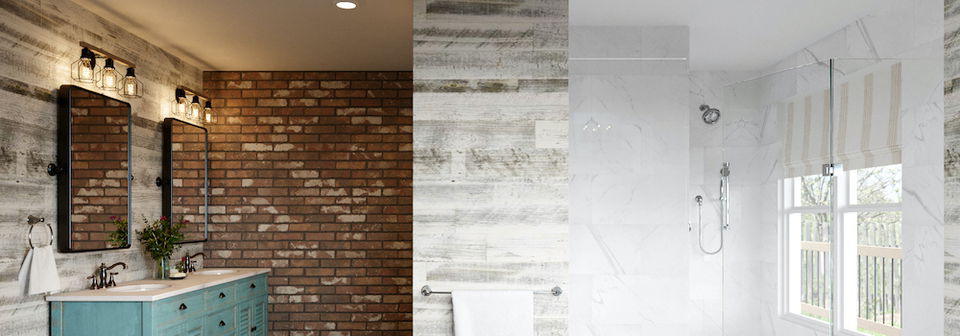 Rustic Home Design With Brick Walls by affordable Chattanooga interior designers