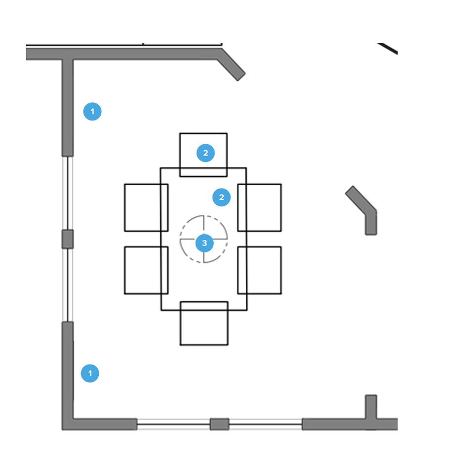 Online Designer Dining Room Floorplan