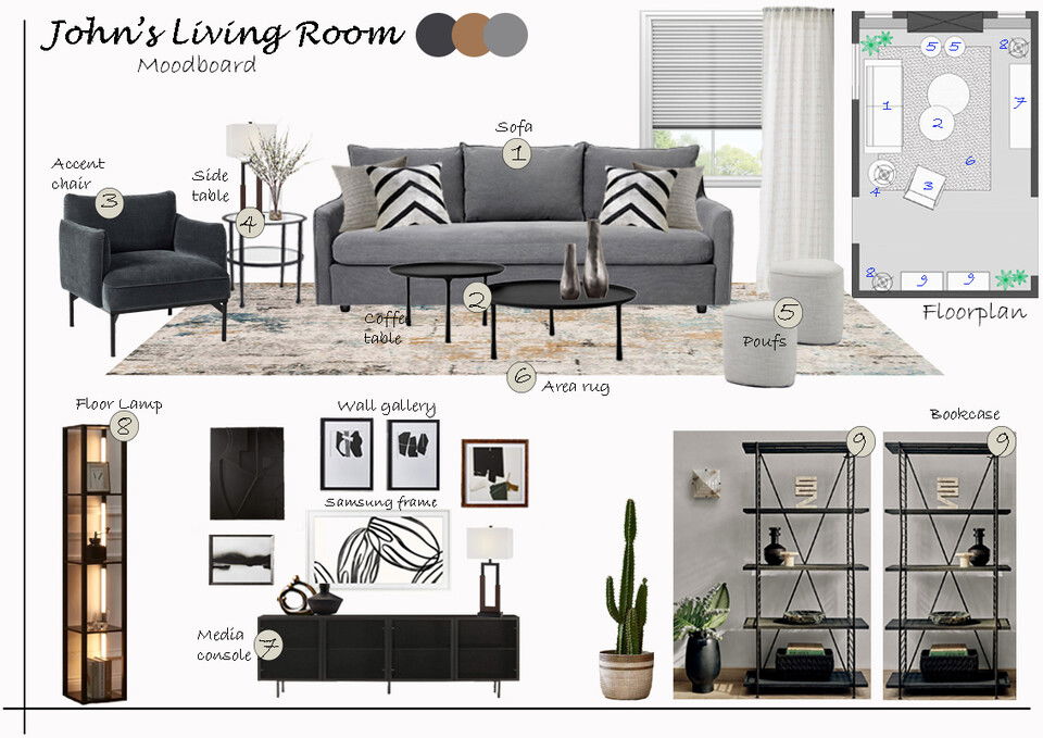 Online Designer Living Room Interior Design Ideas