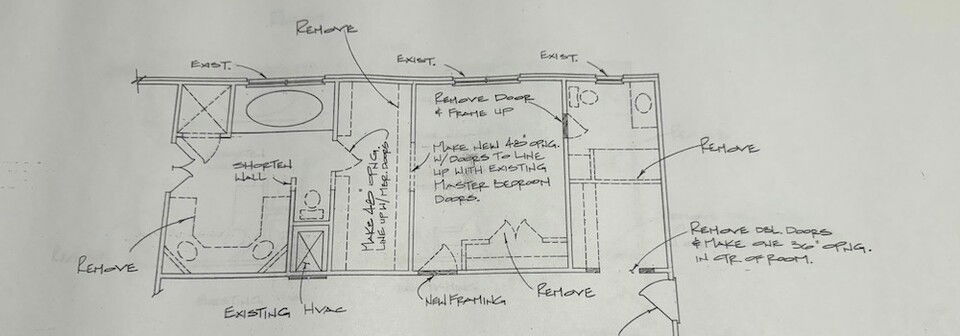 Moody Master Bathroom Remodel- Before Photo