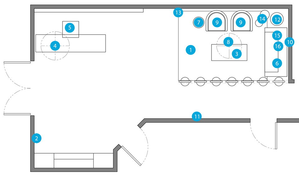 Online Designer Business/Office Floorplan