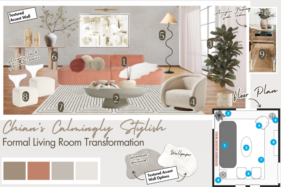 Fresh & Comfortable Living Room Interior Design Marve M. Moodboard 2 thumb