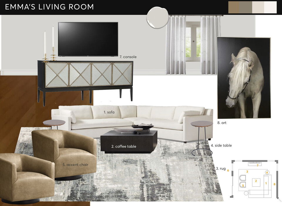 Online Designer Living Room Interior Design Ideas