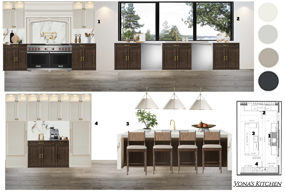 Rustic Modern Tudor Remodel with Wood Finishes Kamila A. Moodboard 2 thumb