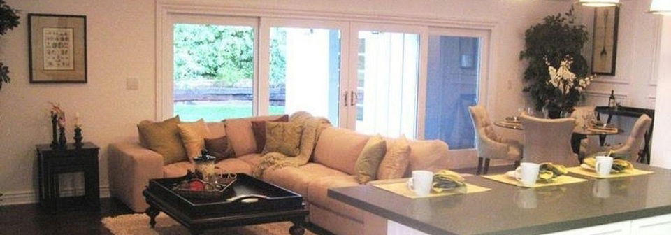 Global Contemporary Living Room Design- Before Photo