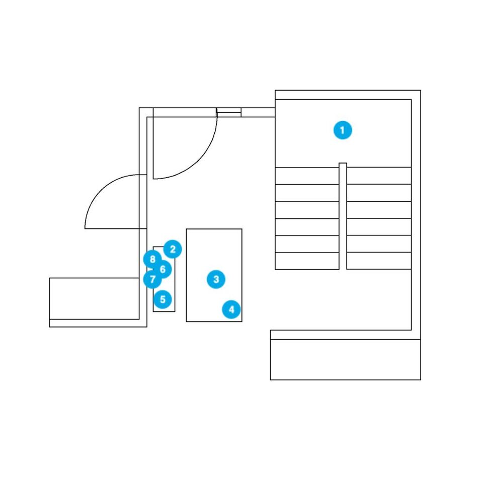 Online Designer Hallway/Entry Floorplan