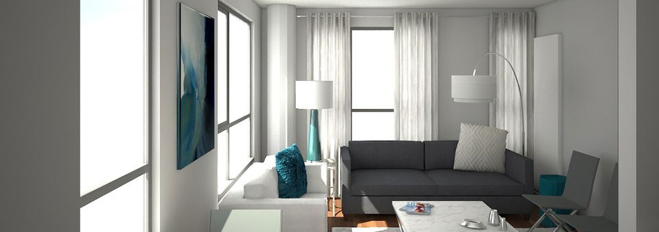 Sala de Estar Pulida- Foto Después de Renderizado
