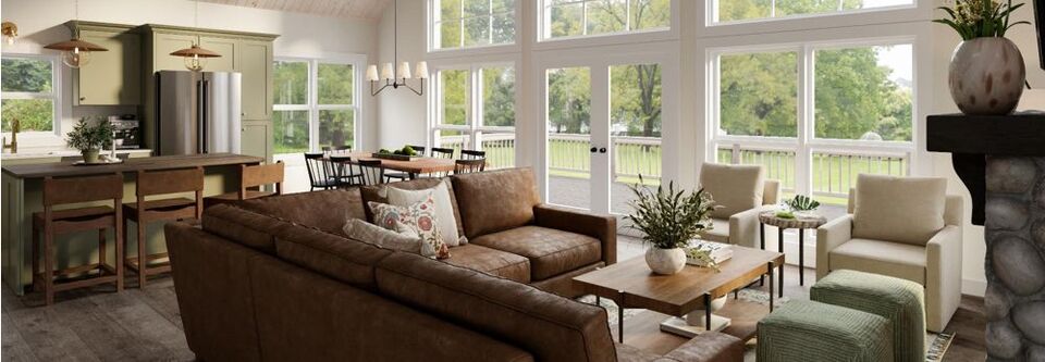 Cozy Cottage Interior Design- After Rendering