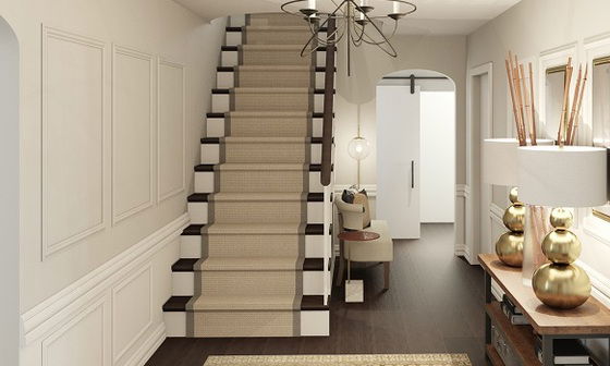 Elegant and Contemporary Entryway