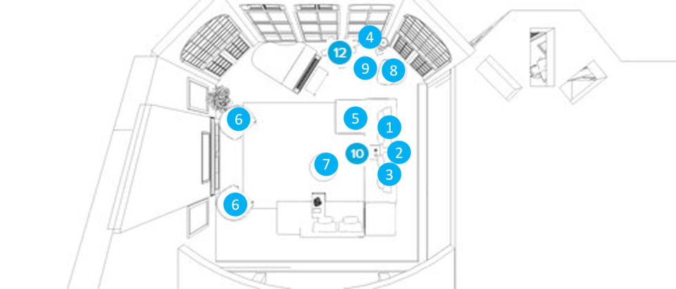 Online Designer Living Room Floorplan