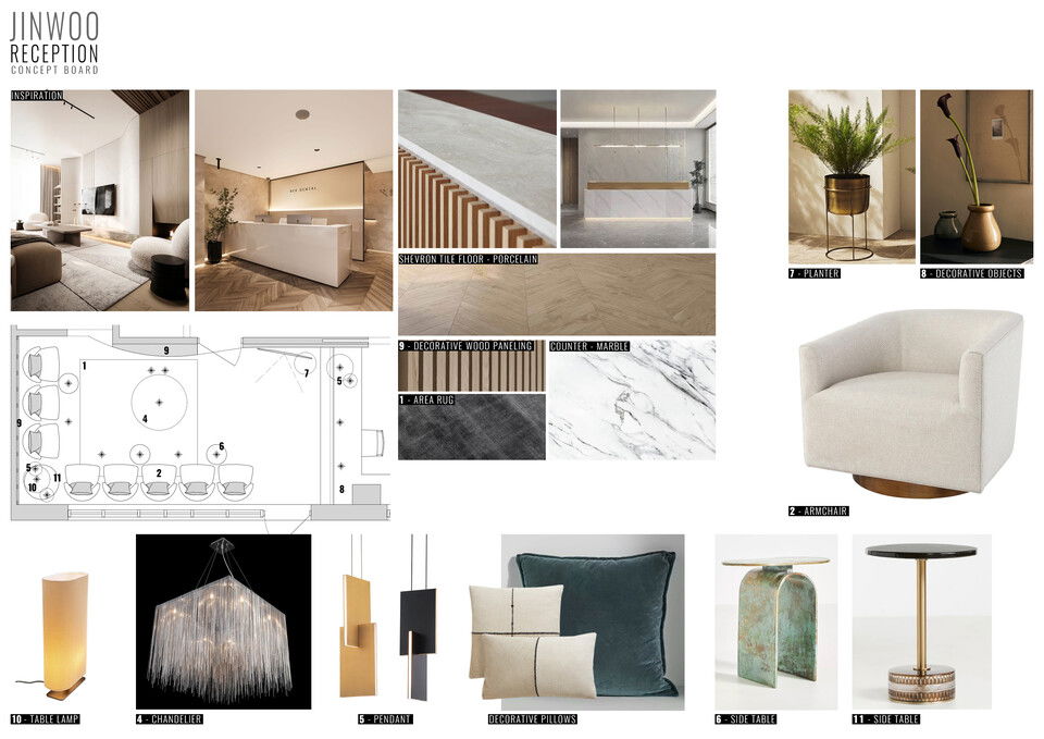 Luxury Dental Office with Spa Aesthetic Mladen C. Moodboard 1 thumb
