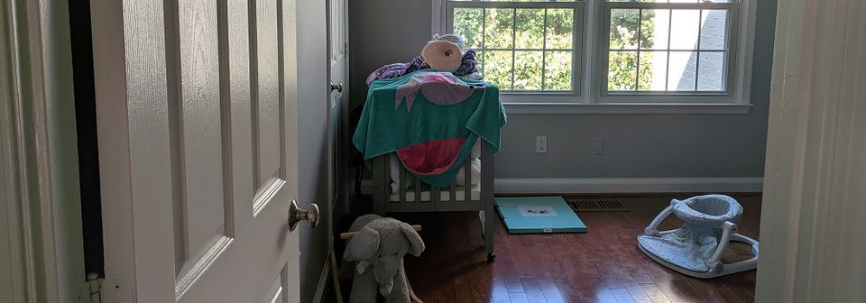 Neutral Nursery Interior - Before Photo