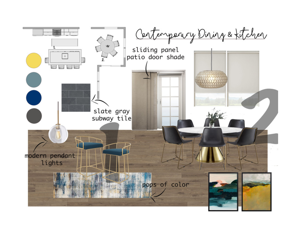 Contemporary Dining Room Design Proposal