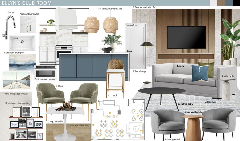Modern Transitional Condo Club Room Renovation Jessica S. Moodboard 1 thumb