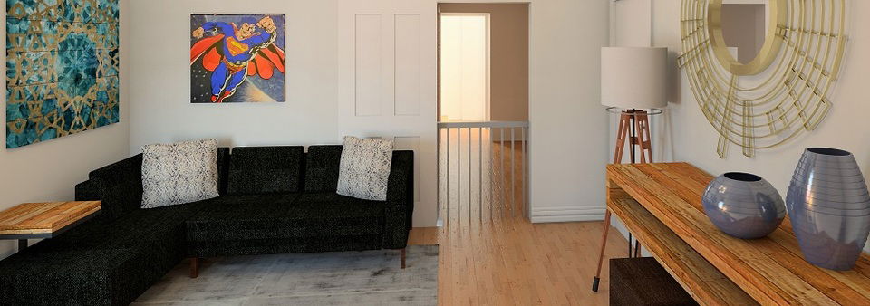 Livingroom Modern Upgrade - After Rendering