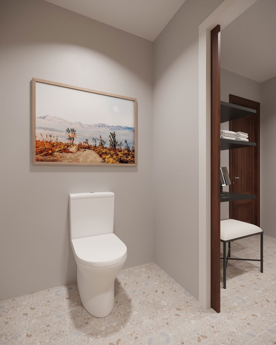 Online Designer Bathroom 3D Model 4