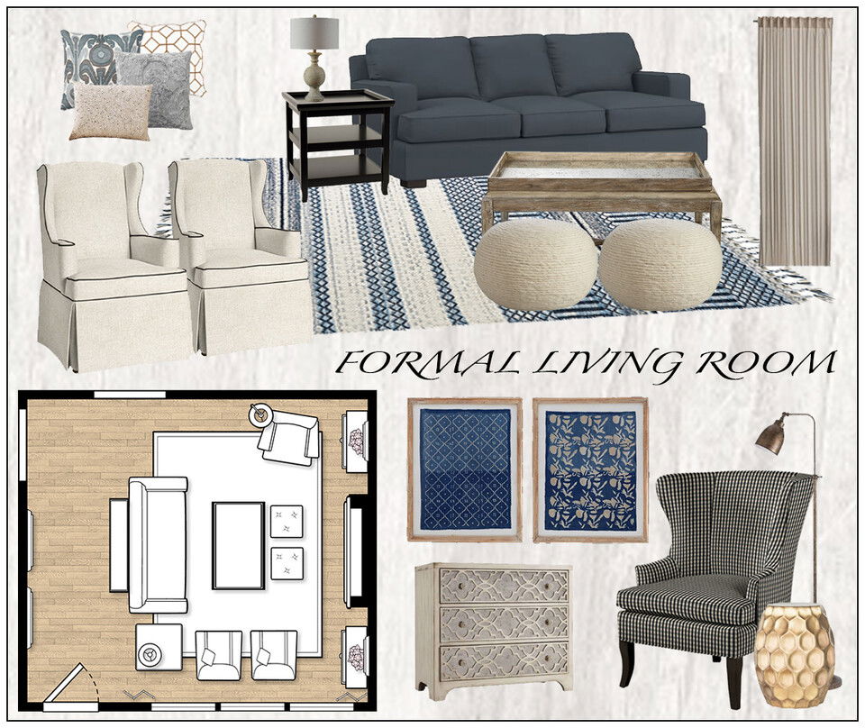 Beautiful traditional living room Tera S. Moodboard 1 thumb