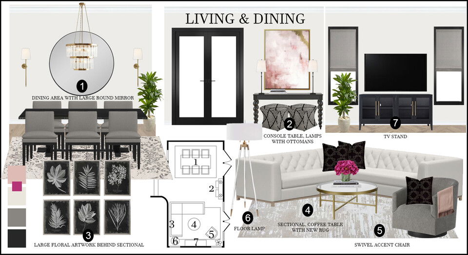 Modern Open Concept Renovation Rachel H. Moodboard 1 thumb