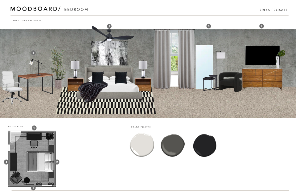 Ideas de diseño interior de dormitorio en línea