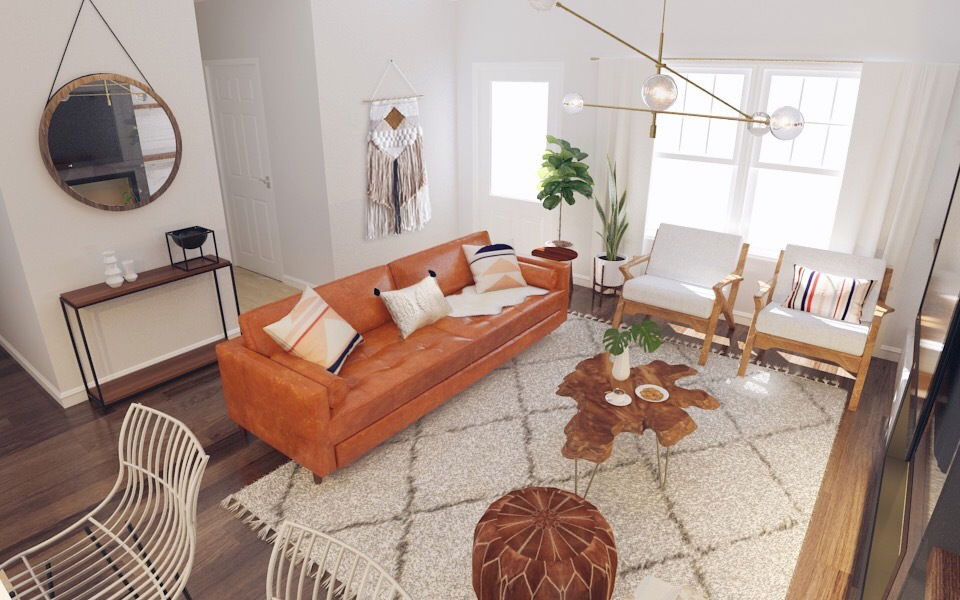Online Designer Living Room 3D Model 3