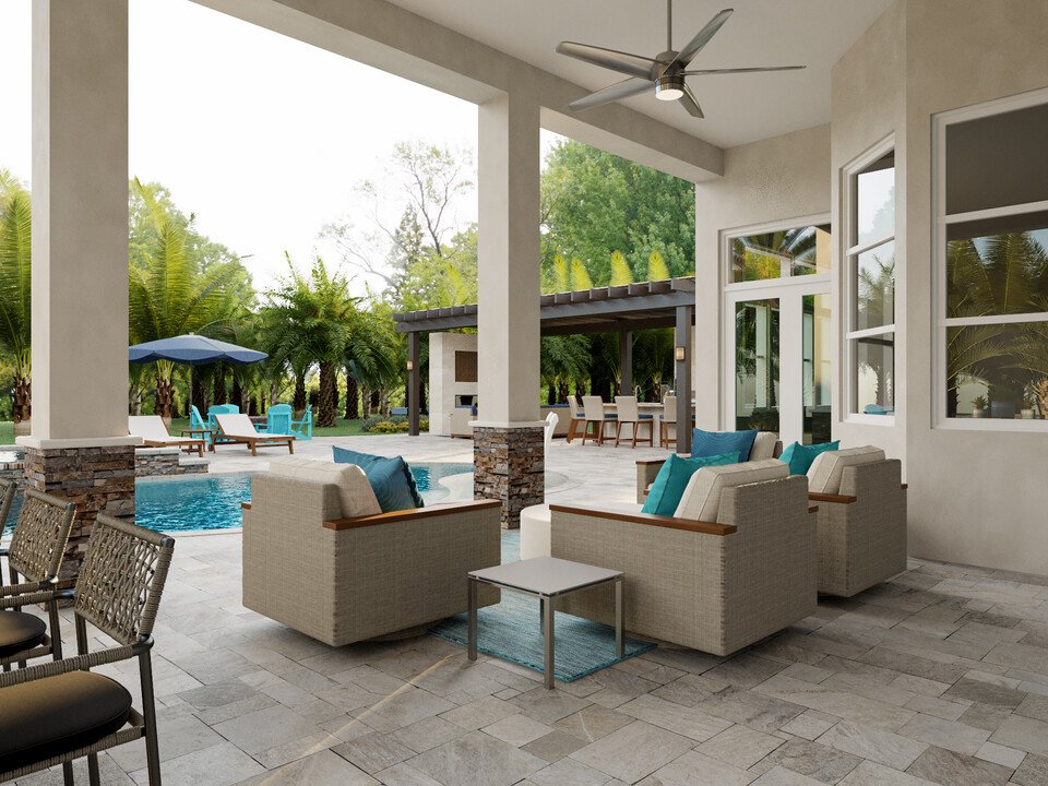 Relaxing Coastal Patio with Grill & Pool