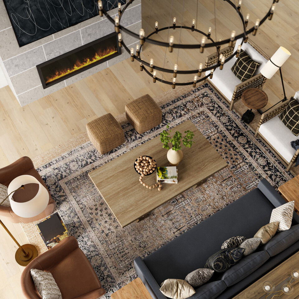 Online Designer Living Room 3D Model 1