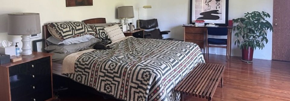 Vintage Bedroom Design with Eclectic Decor- Before Photo