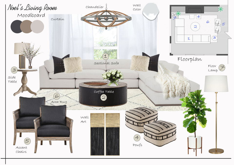 Vaulted Ceiling Rustic Living Room Design Liana S. Moodboard 1 thumb