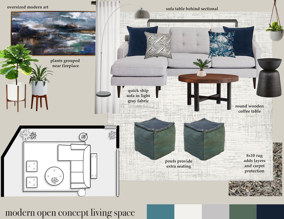 My Modern Living Room Transformation Angela S. Moodboard 1 thumb