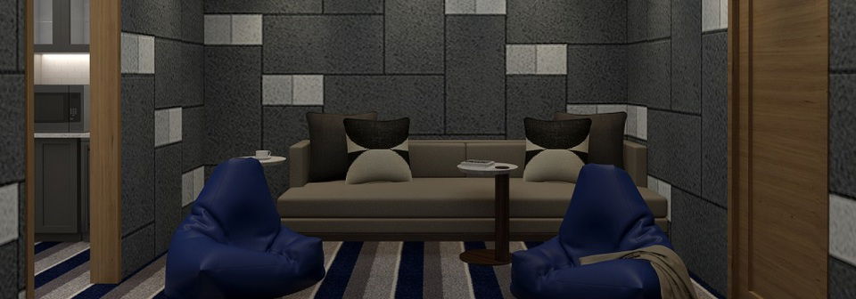 Sala de juego transicional para niños - Renderizado después