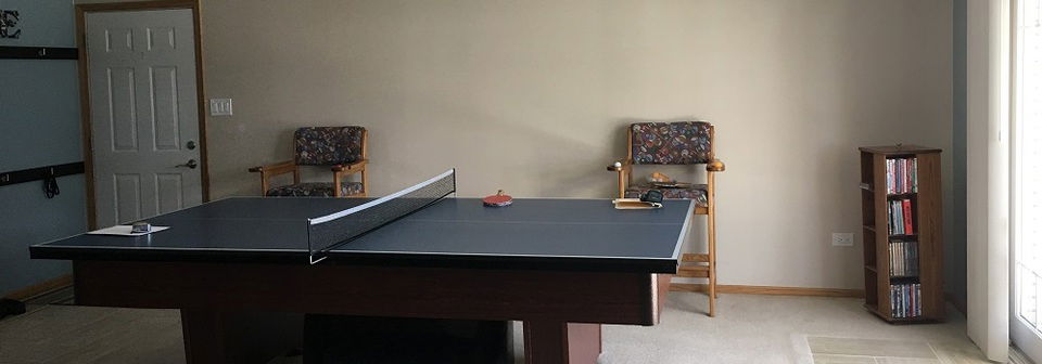 Sleek and Modern Game Room Design- Before Photo
