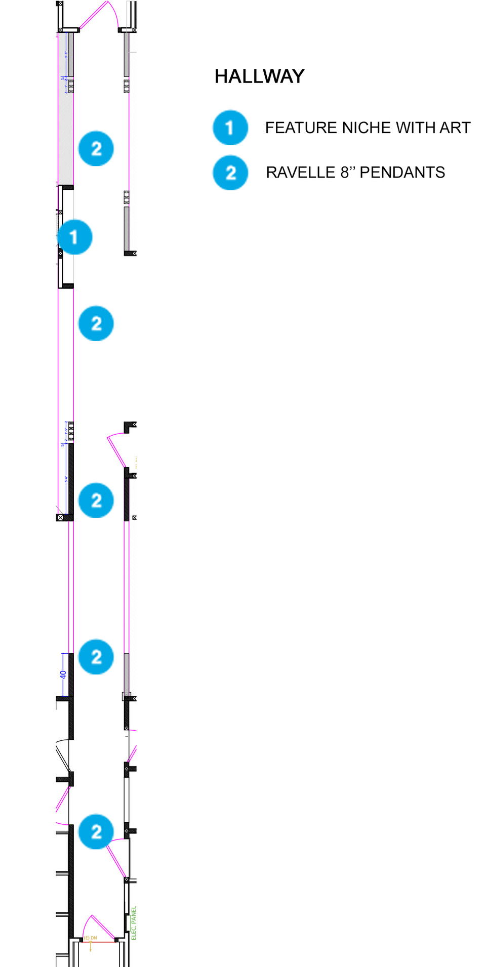 Online Designer Hallway/Entry Floorplan