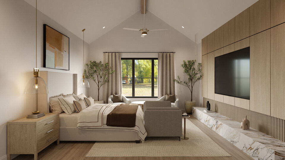 Modern and Elevated Bedroom Remodel 