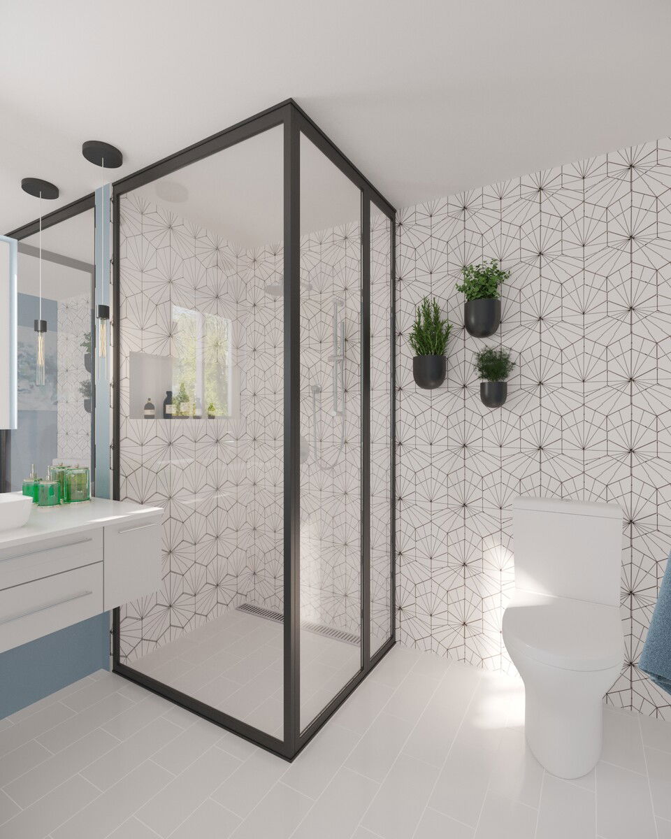 Online Designer Bathroom 3D Model 2