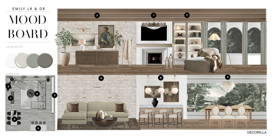 Diseño de condominio elegante y acogedor Erika F. Moodboard 2 thumb