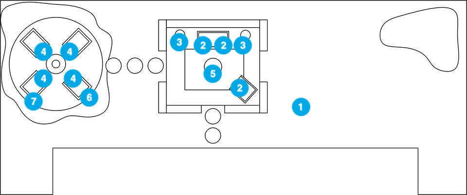 Online Designer Living Room Floorplan