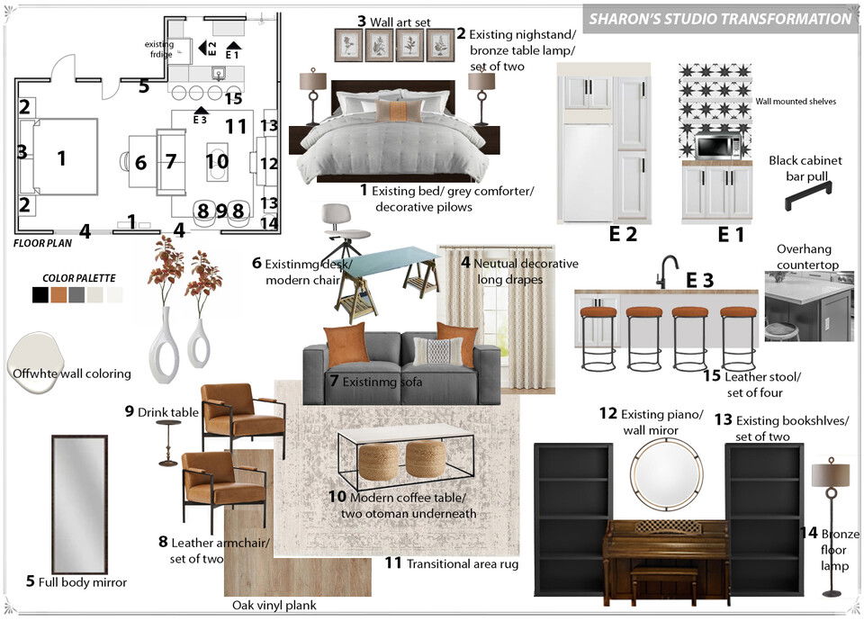 Cozy and Comfortable Basement Design Franzi K. Moodboard 1 thumb