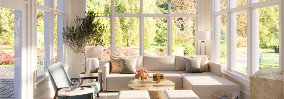 Modern Coastal Sunroom Design- After Rendering