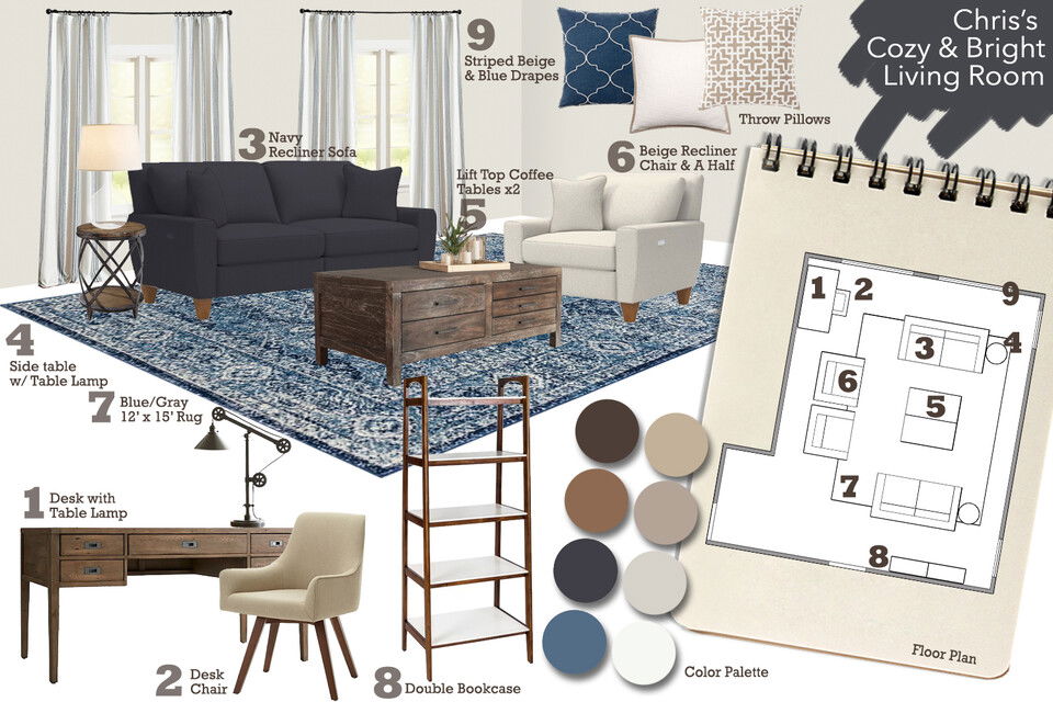 Comfortable Transitional living Room Design Rachel W. Moodboard 1 thumb