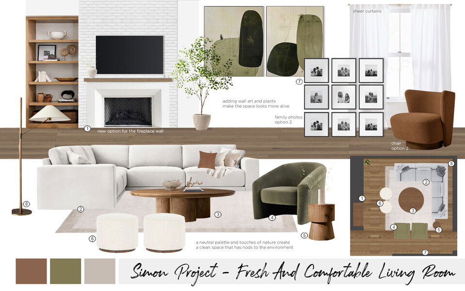 Elegant Contemporary Home Interior Design Maya M. Moodboard 1 thumb