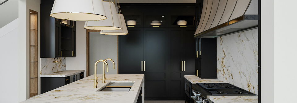 Elegant Kitchen & Laundry Room Interior Design by interior designers in Boca Raton, Florida