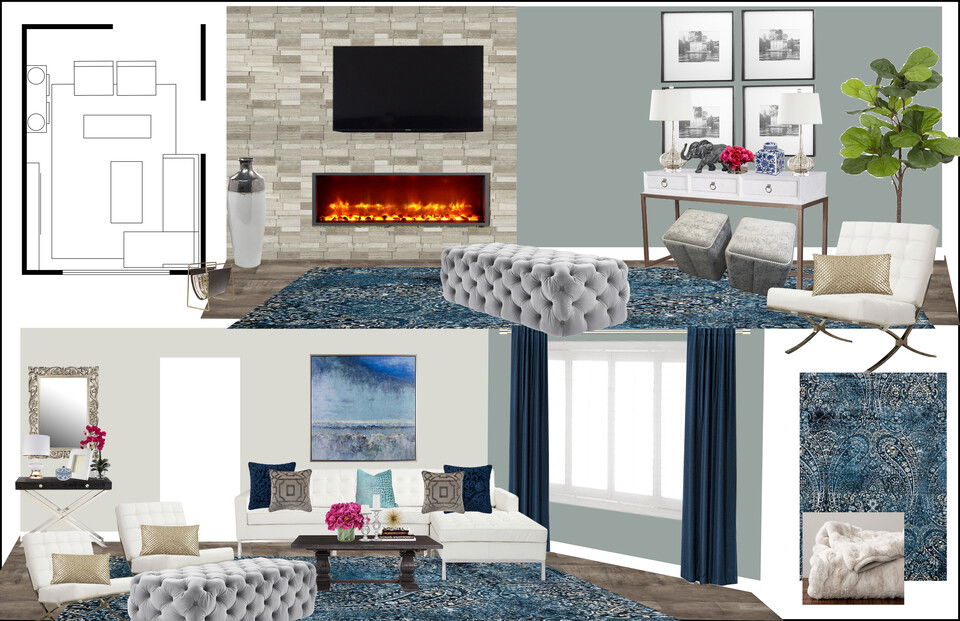 Bold Contemporary Living Room Rachel H. Moodboard 2 thumb