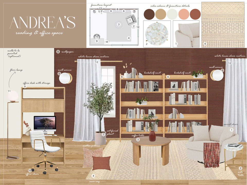 Sophisticated Modern Living Room Renovation Sharné L. Moodboard 2 thumb